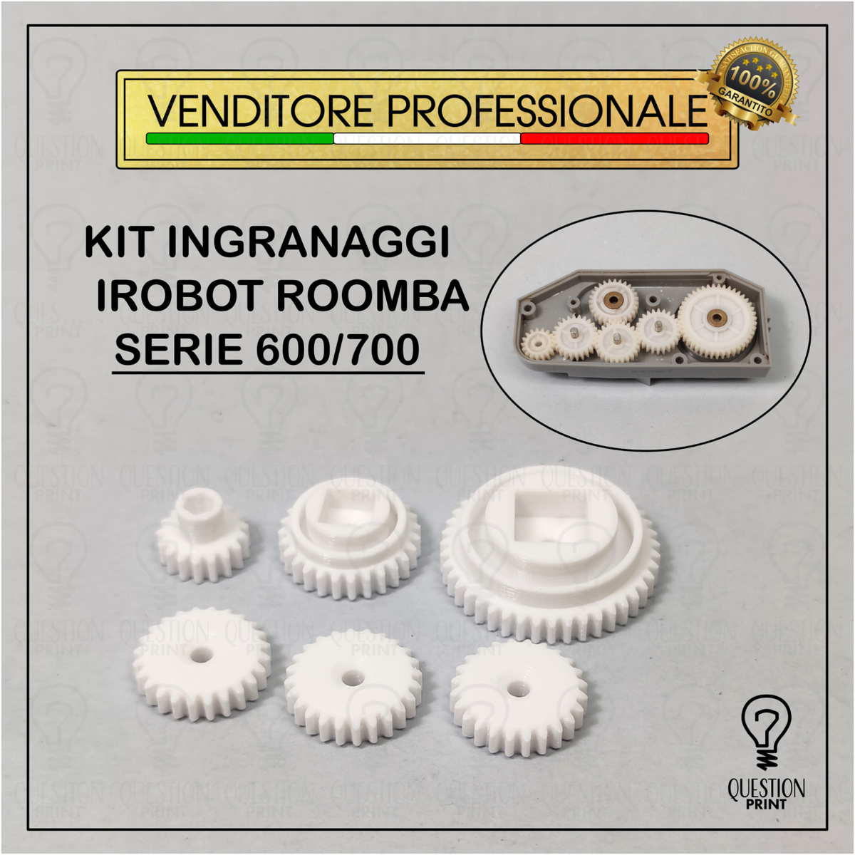 Modulo Testina Di Pulizia Per Roomba Serie 500/600/700 – Sostituzione Senza Attrezzi Per Migliore Aspirazione