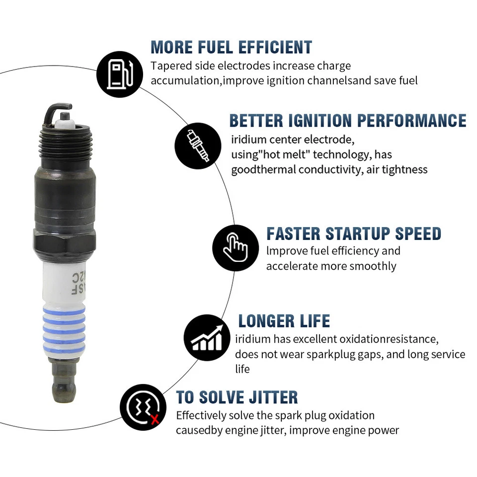 PERFORMANCE HEI High Energy Spark Plug &Wireset for Chevy SBC BBC 350 383 454 V8 - Image 4 of 4