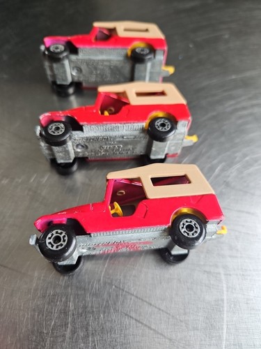 3 VINTAGE Matchbox Superfast No.53 CJ6 Jeep Made in England 1977 Lesney Products - Picture 11 of 24