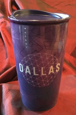 New Starbucks Dallas Texas Travel Tumbler 12oz Mug W Lid Reunion Tower Htf Ebay
