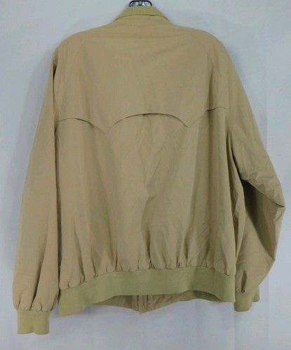 Joseph & Feiss XXL Beige Full Front Zipper Bomber Jacket - Picture 2 of 4