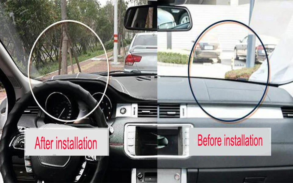 For Mitsubishi ASX 2011-2019 leather Non-slip Dash Board Mat Dashboard Carpet Foto 4 de 4