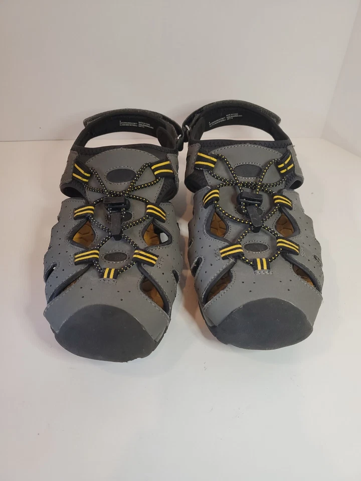 Sandalias de Senderismo Khombu Unisex Niños Talla 6 Dillon Zapatos para Agua Gris y Amarillo Foto 3 de 4