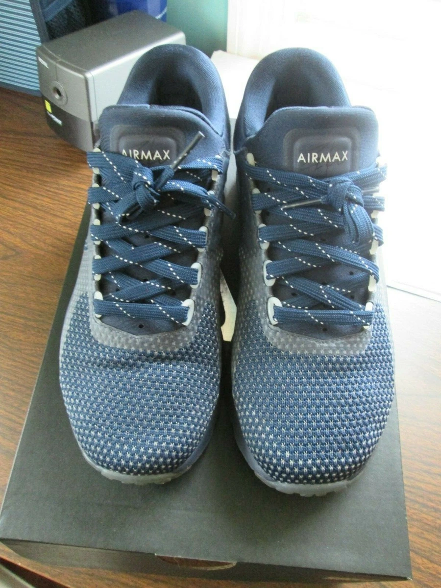 Nike iD Air Max Zero iD Navy Blue 853860 901 Men s Size 6 EUC eBay