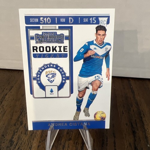 Andrea Cistana 2019-20 Panini chronicles Contenders Soccer Rookie Ticket RC - Picture 2 of 7