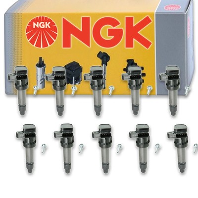 10 pc NGK 48718 U5185 Ignition Coils for UF564 UF-564 IC644 GN10455 E1064 ig