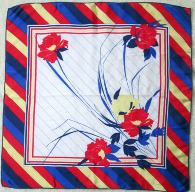-Toller Schal CODELLO Seide TBEG Vintage 75 x 75 cm