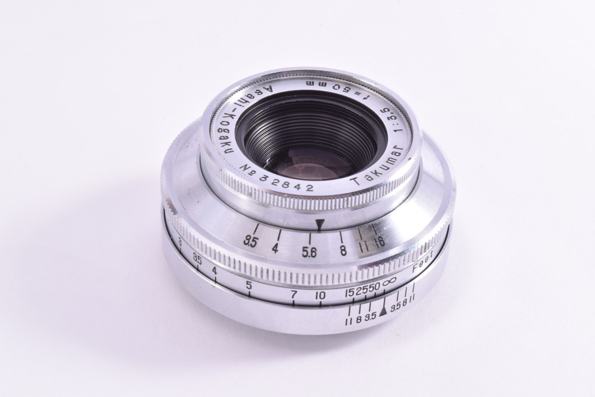 アサヒフレックス＋50mm f3.5 アサヒフレックス用Takumar 50mm F3.5を清掃する【単発