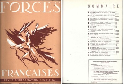 FRANZÖSISCHE STREITKRÄFTE. REVUE D INFORMATION DES F.F.A. Nr. 6 . JUNI 1952