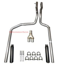 87-96 Ford F150 F250 4.9 5.0 5.8 Truck Performance Dual Exhaust w/ Y Pipe