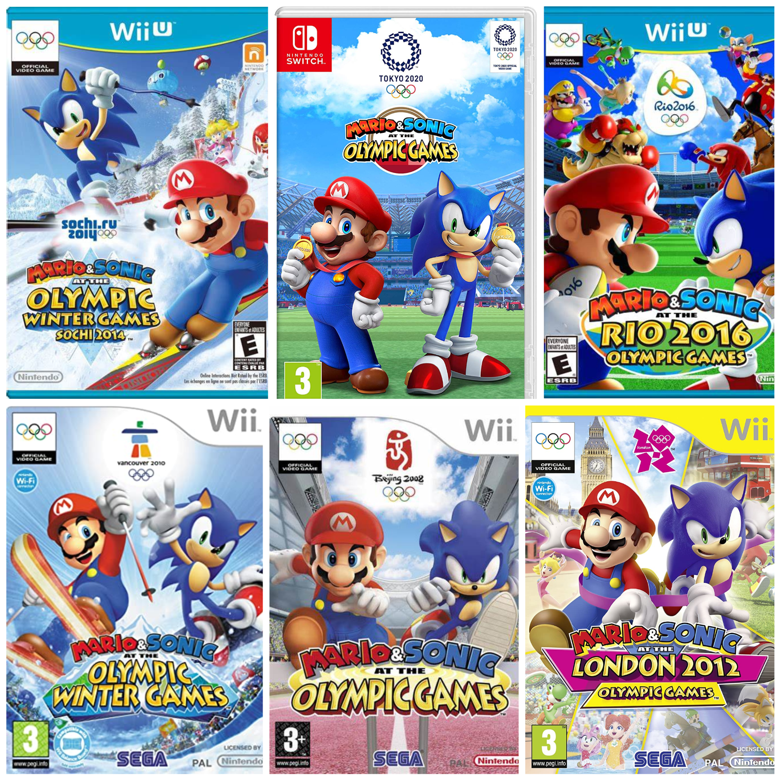 Nintendo lança Wii azul com Mario e Sonic em comemoração aos Jogos