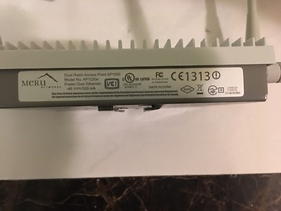 Lot Of(5) MERU Networks AP1020E Dual-stream 802.11n Wireless Lot Of(5) MERU Networks AP1020E Dual-stream 802.11n Wireless