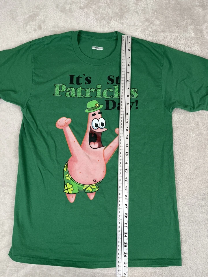 Día de San Patricio Nickelodeon Bob Esponja Pantalones Cuadrados Patricio Camisa Niños Talla XXL Foto 4 de 4