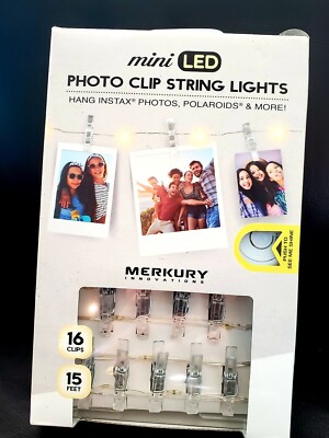 Merkury Innovations MI-FCCT2-925 Mini LED Photo Clip String Lights ...