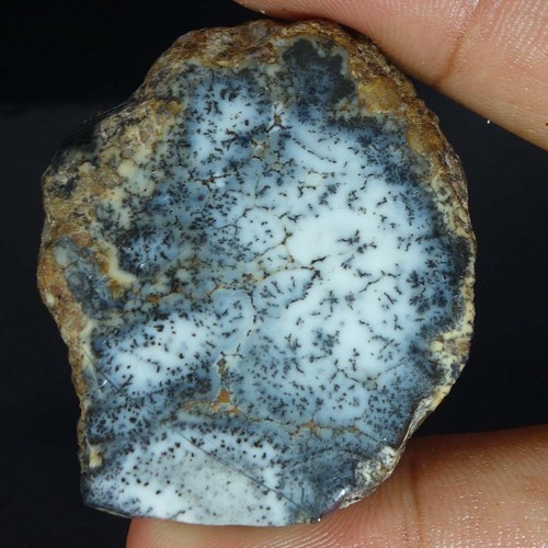 Best Natural Dendrite Opal Rough Slab Cabochon Matarial For Loose Gemstone - Picture 5 of 61