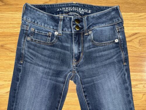 American Eagle Super Stretch Artist Crop Jeans Damen Gr. 00 Regular Dark Wash - Bild 3 von 22