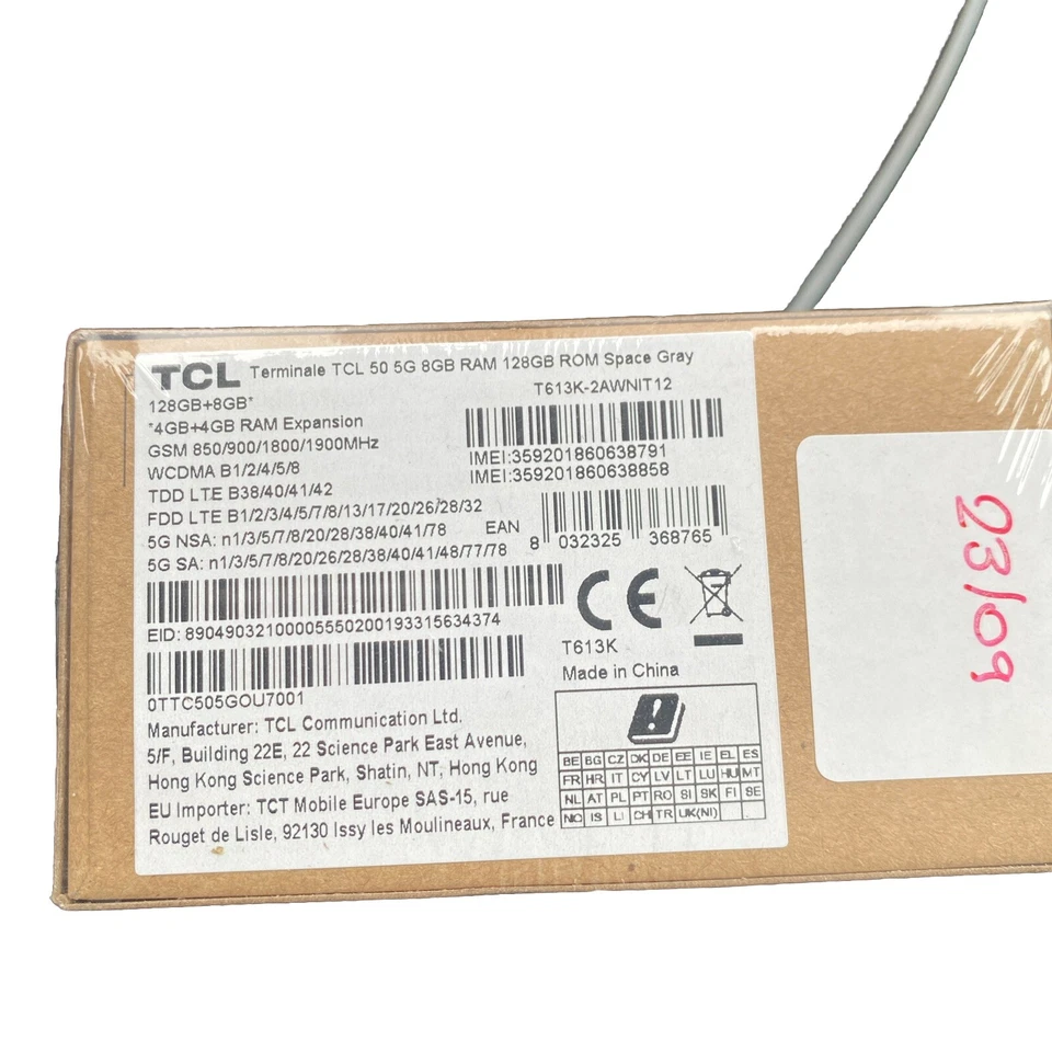 SMARTPHONE TCL 50 5G- 128GB RAM 8GB (4GB+4GB) DUAL SIM DARK BLU - Immagine 2 di 3