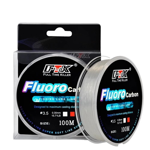 Bas De Ligne YGK G-soul HI GRADE SHORE LEADER Fluorocarbone 28 Lb 30 M