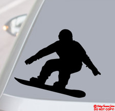 Snowboarder Snowboarden Vinyl Aufkleber Sticker Auto Fenster Wand Stoßstange Dope Trick
