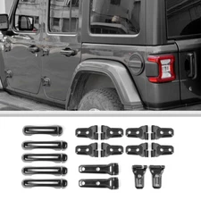Door Hinge/Spire Tire Tail Tailgate Handle Cover Trim For Jeep wrangler JL 2018+