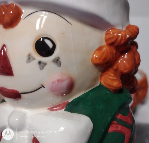 Raggedy Ann Raggedy Andy 1998 Sakura Painted Mugs Coffee Collector Coco Mug set - Picture 8 of 11