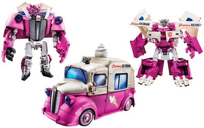 transformers ice cream truck toy