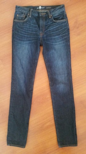 EUC 7 For All Mankind PAXTYN size 14 x 30 Kids Dark Wash Skinny Slim Jeans
