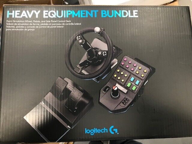 Logitech G Farm Simulator Heavy Equipment Bundle (2nd Gen) Wheel, Pedals, Panel 97855144577