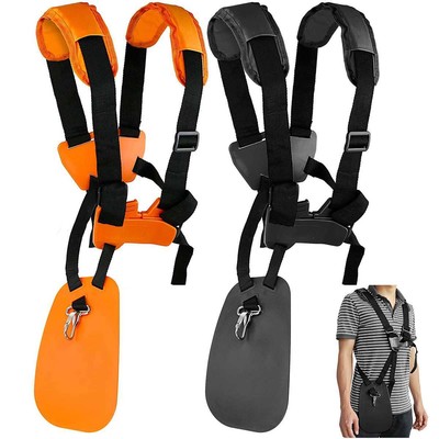 US Trimmer Double Shoulder Strap Harness Weed Eater Wacker Grass Edger Universal