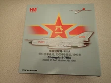 Hobbymaster HA0199 1:72 Mig 21 Chengdu J-7IIIA PLAAF Huairen AB Factory Sealed
