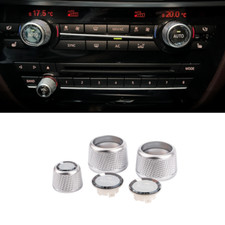 3x Luxus Silber Kristall Auto Lautstärkeregler Ersatz für BMW 5 6 7 F10 F12 F01