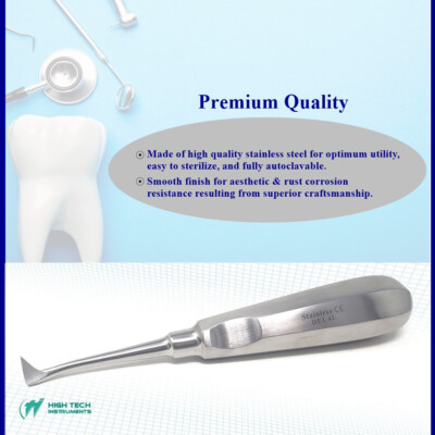 DEL 4L Surgical Dental Root Elevator Oral Care Luxating Tooth Extraction Tool
