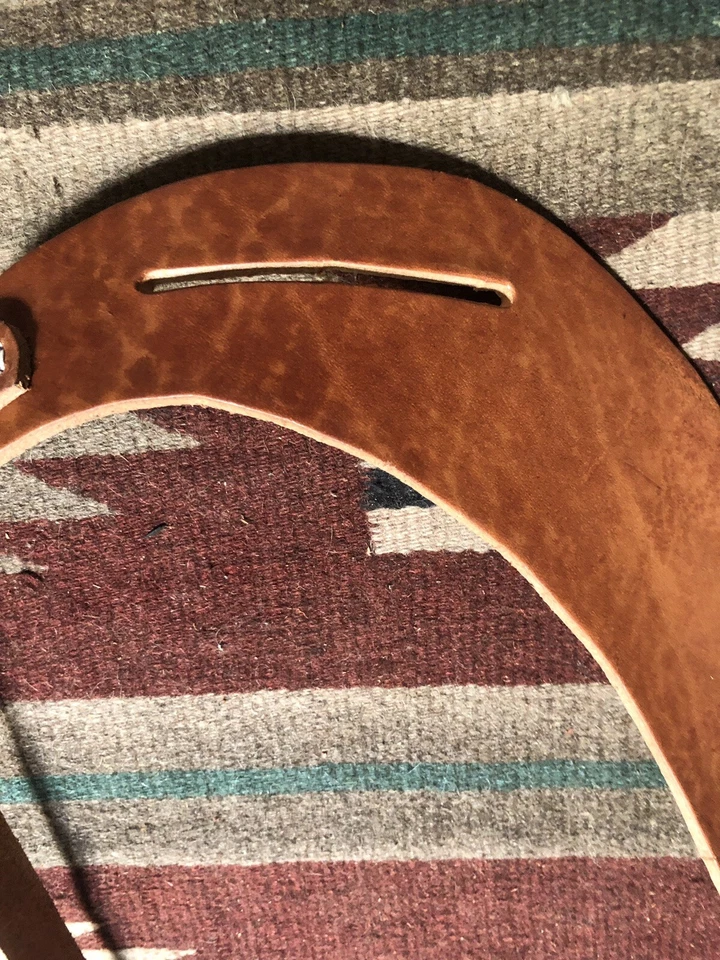 Porta cartuchos bandolera de cuero tostado 357 Magnum y 38 bucles Spcl sin funda Foto 2 de 4