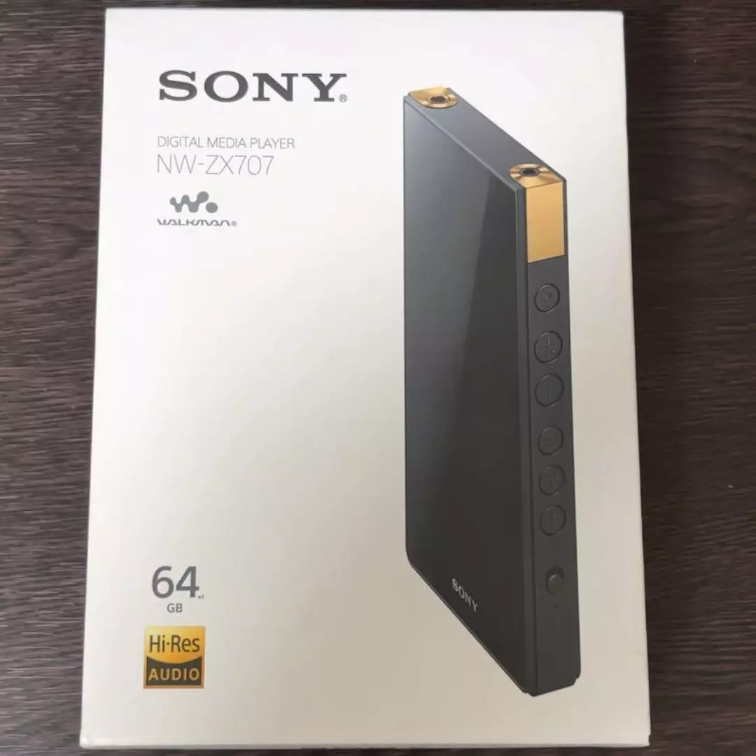 SONY WALKMAN 64GB Hi-Res ZX Series Audio Player NW-ZX707 Black