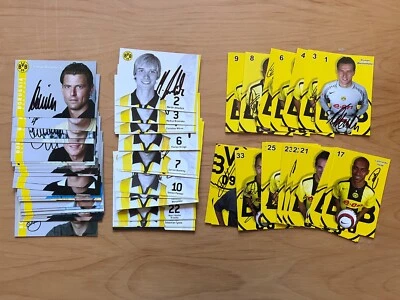 Borussia Dortmund Autogrammkarte 2002-2013 original signiert 1 AK aussuchen - Bild 1 von 4