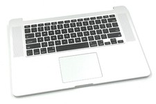 Apple A1398 Macbook Pro Retina 15" Palmrest Keyboard Topcase 2012-2013 Grade C