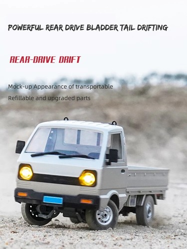 1:10 RC Car Simulation Drift Climbing Truck LED Light on-road RC Cars Trucks Toy - Picture 9 of 25