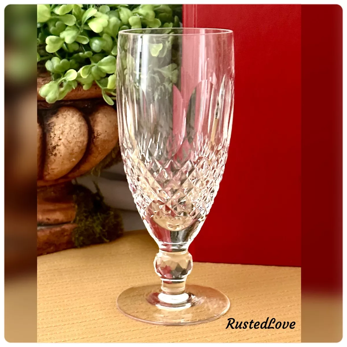 Waterford Colleen Champagne Flute Short Stem Toasting Vintage Glass Ireland 1