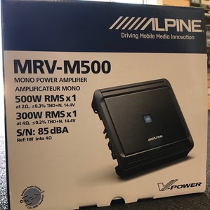 alpine subwoofer amplifier