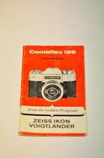 Zeiss Ikon Contaflex 126 instruction manual in English.