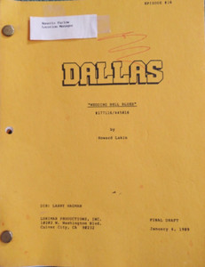 Dallas Original Location Manager Script Wedding Bell Blues Final Draft 