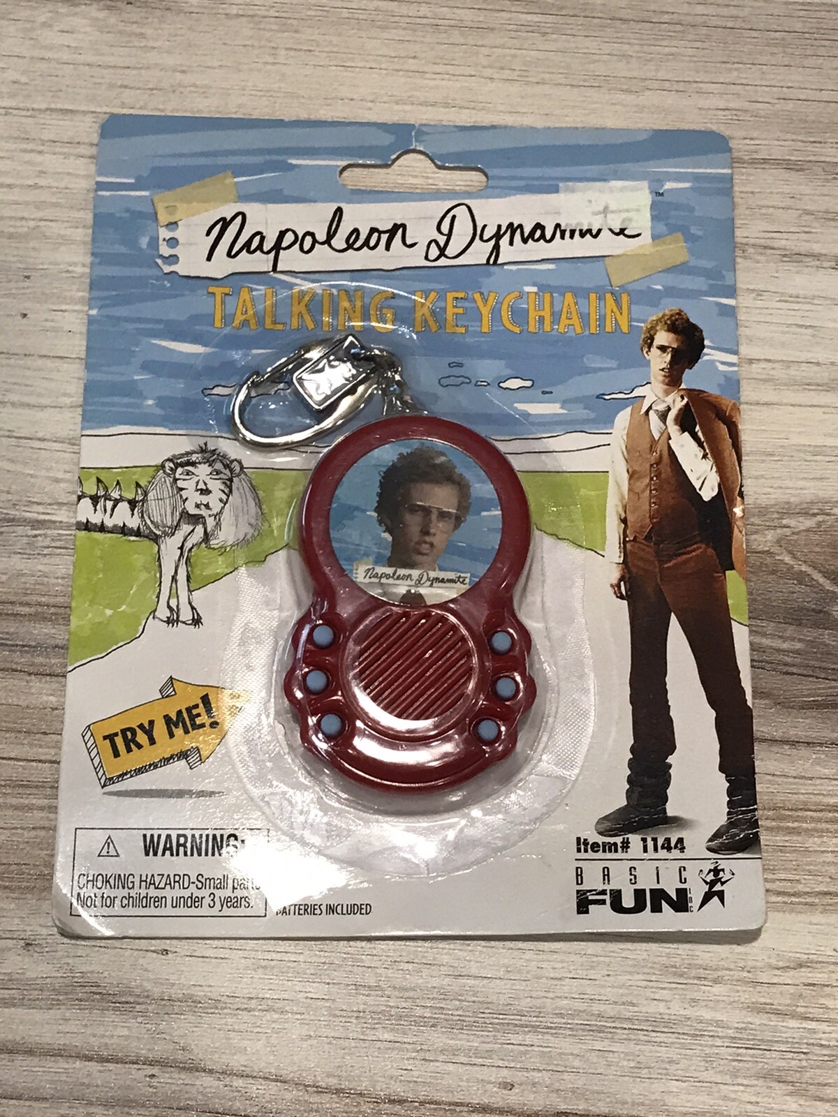 Napoleon Dynamite 2005 Talking Keychain New in package Doesn’t Work eBay