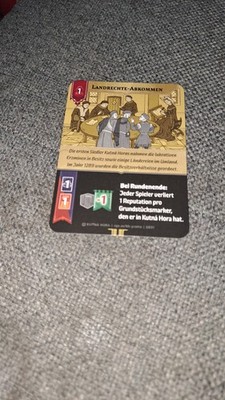 Kutna Hora Stadt des Promo Karte Landrechte-Abkommen Cge Czech Games Edition Neu