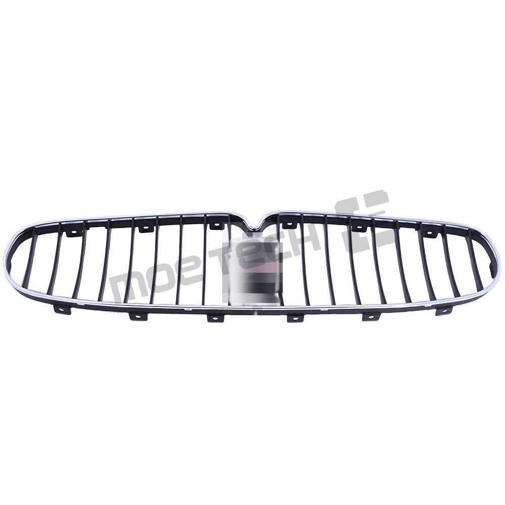For 2008-2017 Maserati GranTurismo Black+Plating Front Bumper Grill New