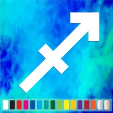 SAGITTARIUS Symbol cut vinyl decal #1 car truck window Astrology stickers