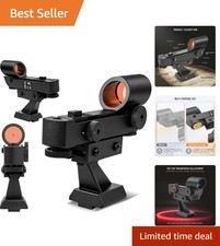 Lightweight Reflex Finderscope with Slide-in Bracket for Easy Telescope Aiming