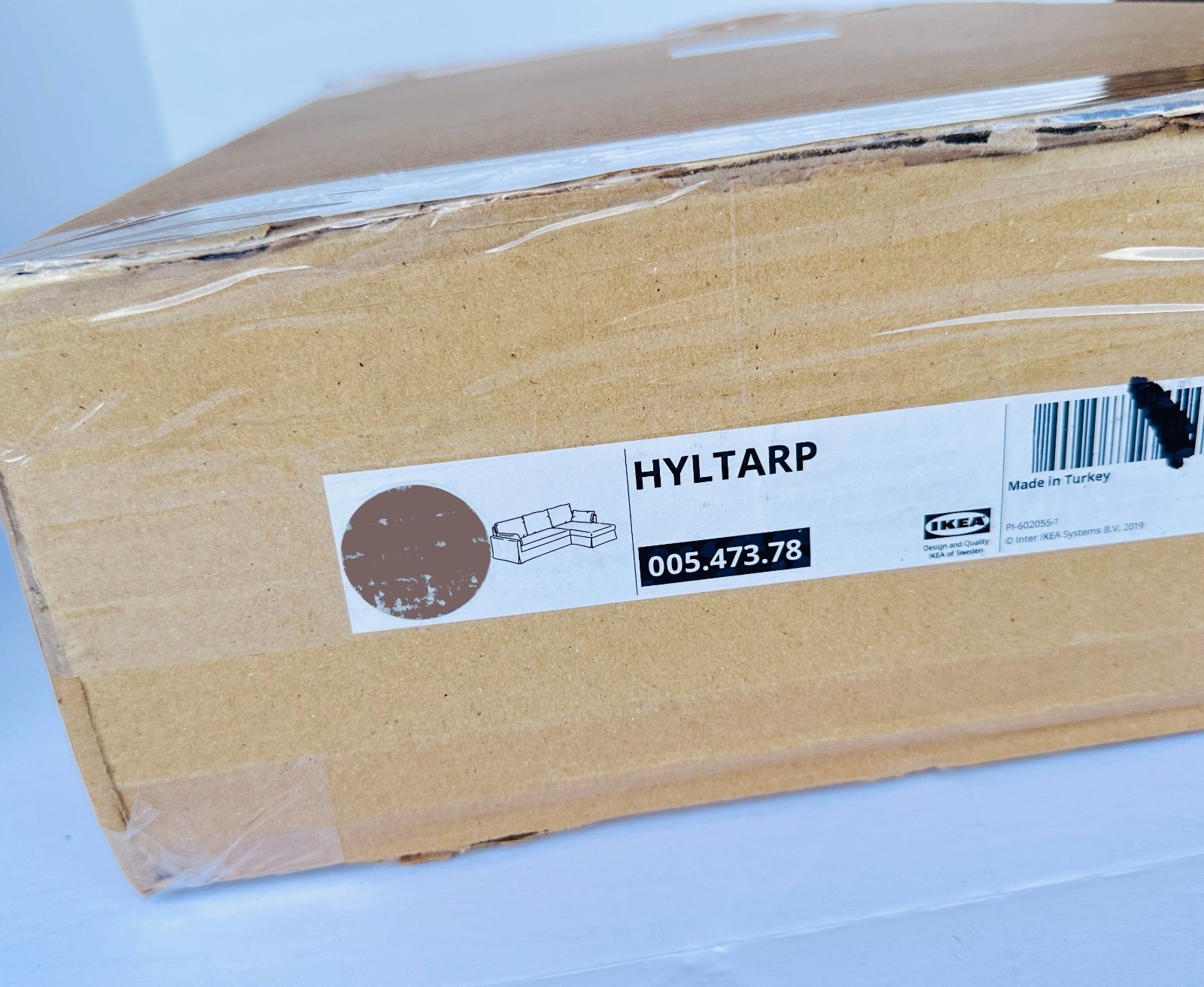 Ikea HYLTARP Copridivano 3 Posti con Chaise Destra