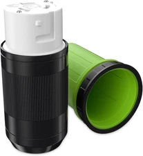 Leisure Cords 50 AMP RV Power Cord Locking Shore Connector Replacement End Marin