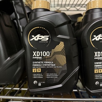 XPS Marine XD100 Synthetic 2-Stroke Engine Oil 1 Quart BRP Evinrude OEM
