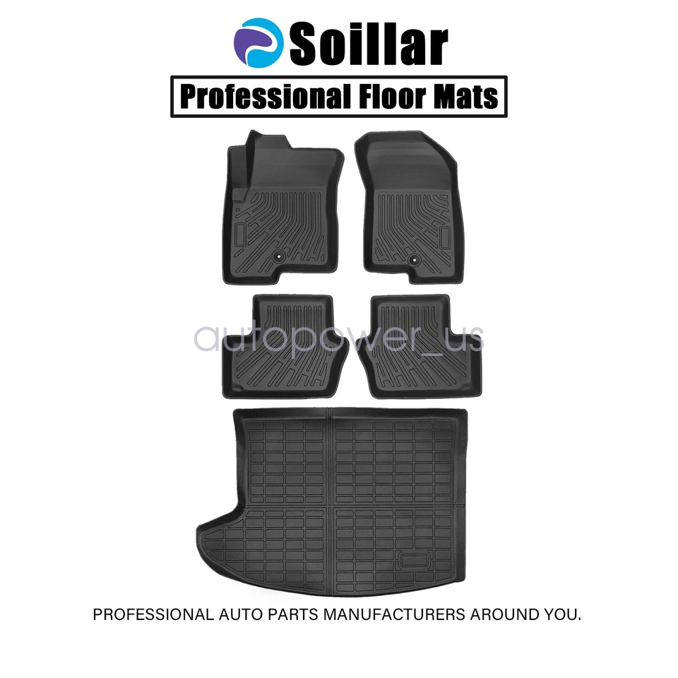 3D TPE Floor Mats / Trunk Cargo Liner Set For 2007-2017 Jeep Compass Patriot NEW - Imagem 2 de 4